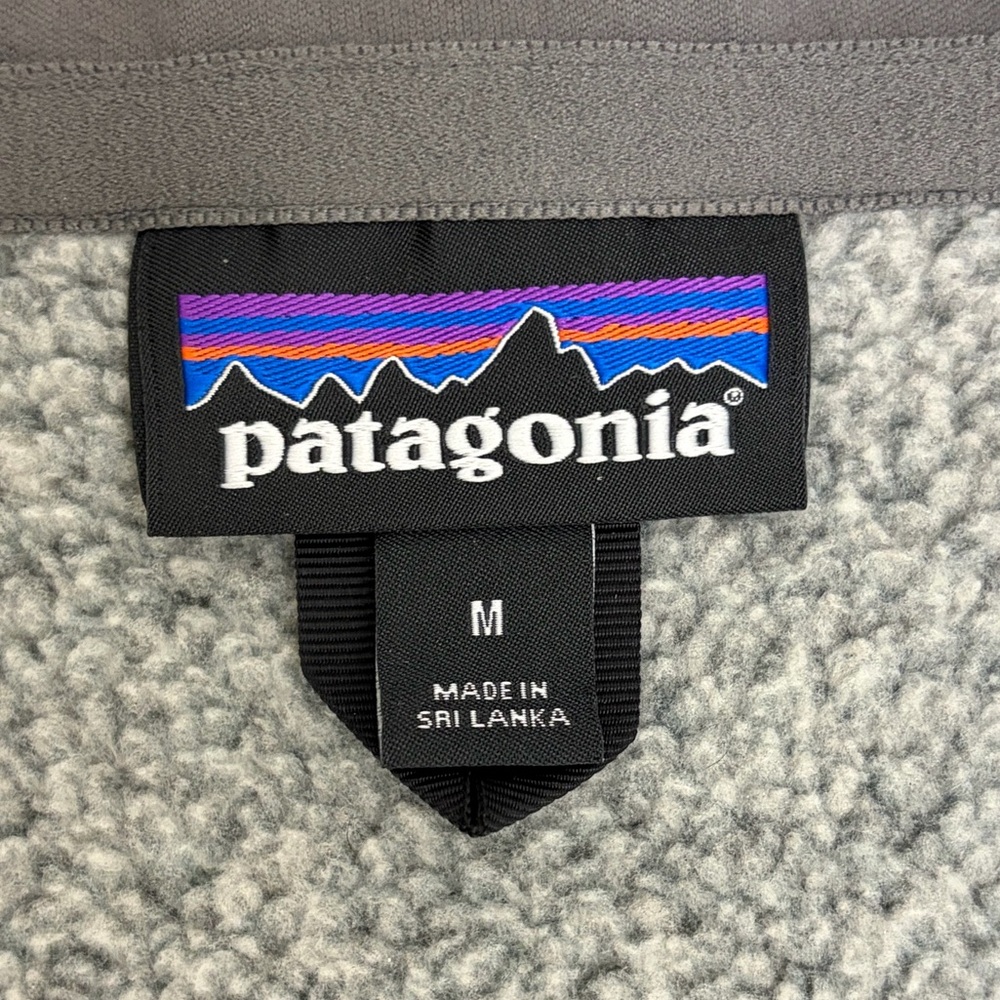 Patagonia Better Sweater Vest Men’s Medium Gray Heather Fleece Full Zip - Picture 4 of 10